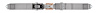 11226 Latch and Link Harness [3 in Belts, 50 in Length, Pull-Down, Bolt-In, Gray] - image 1