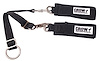 11574JR Junior Arm Restraints [Velcro, Black, SFI 3.3, Sold as a Pair]