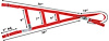 11613 Sprint Car Side Window Net [Blue, SFI.37.1]