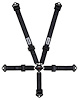 11904A Kamlock Harness [5-Point, 2 in Belts, Pull-Down, Bolt-In, Black] - image 1
