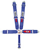20043 Latch and Link Harness [5-Point, 3 in Belts, Pull-Up, Clip-In, Blue] - image 1