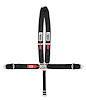 20044A Latch and Link Harness [5-Point, 3 in Belts, Pull-Up, V-Harness, Clip-In, Black] - image 1