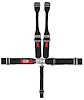 20054DB Latch and Link Harness [5-Point, 3 in Belts, 50 in Length, Pull-Down, Sprint Car, Dog Bone, Individual]
