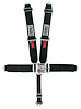 20074PRB Quick Adjust Latch and Link Harness [5-Point, 3 in Belts, 40 in Length, Pull-Down, Dog Bone, Black Hardware] - image 1