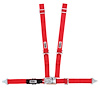20102P Latch and Link Harness [4-Point, 2 x 2 in Belts, Sand Car, Pads, Bolt-In, Red] - image 1