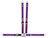 20105 Latch and Link Harness [4-Point, 2 x 2 in Belts, Sand Car, Bolt-In, Purple]