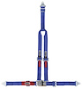 20113 Latch and Link Harness [4-Point, 2 x 2 in Belts, Sand Car, Y-Harness, Bolt-In, Blue] - image 1