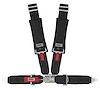 20134 Latch and Link Harness [4-Point, 3 x 3 in Belts, Sand Car, Bolt-In, Wrap-Around, Black] - image 1