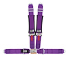 20135 Latch and Link Harness [4-Point, 3 x 3 in Belts, Sand Car, Bolt-In, Wrap-Around, Purple] - image 1