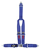 20143 Latch and Link Harness [4-Point, 3 x 3 in Belts, Sand Car, Y-Harness, Bolt-In, Wrap-Around, Blue] - image 1