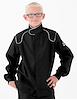 25134L FR Cotton Single-Layer Junior Jacket [Large 14-16, Large, Black, Legacy Style, SFI 3.2A/1] - image 1