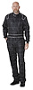 27024L RAVEN Lightweight Quilted Double-Layer Nomex Adult Suit [Large, Black, Knit Interior, SFI 3.2A/5] - image 1