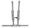 30156 Harness [4-Point, 2 x 2 in Belts, 50 in Length, Pads, Sewn onto Lap Belt, Bolt-In, Wrap-Around, Gray] - image 1