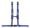 30163A Latch and Link Harness [4-Point, 2 x 2 in Belts, 40 in Length, Pull-Up, Individual, Pads, Plastic Sternum Buckle] - image 1