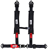 30164C Latch and Link Harness [4-Point, 2 x 2 in Belts, 40 in Length, Individual, Pads, Plastic Sternum Buckle] - image 1