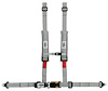 30166A Latch and Link Harness [4-Point, 2 x 2 in Belts, 40 in Length, Pull-Up, Individual, Pads, Plastic Sternum Buckle] - image 1