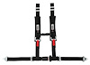 32092 Harness [4-Point, 2 x 2 in Belts, 50 in Length, Pull-Down, Individual, Pads, Red] - image 1