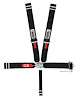 40054 Latch and Link Harness [5-Point, 3 in Belts, Sprint Car, Ratchet, Right Side, Stationary Side, Wrap-Around, Black] - image 1