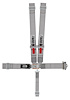 40056 Latch and Link Harness [5-Point, 3 in Belts, Sprint Car, Ratchet, Right Side, Stationary Side, Wrap-Around, Gray] - image 1