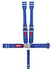 40063A Latch and Link Harness [5-Point, 3 in Belts, Sprint Car, Dog Bone, Ratchet, Right Side, Stationary Side, Bolt-In] - image 1