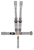 40095R Latch and Link Harness [6-Point, 3 in Belts, Sprint Car, Dog Bone, Ratchet, Wrap-Around, Purple] - image 1