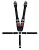 41084DB Kamlock Harness [5-Point, 2 x 3 in Belts, Pull-Down, Dog Bone, Individual, Bolt-In, Black] - image 1