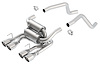Axle-Back Exhaust System 2005-2008 Corvette C6 6.0L - image 1