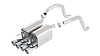 Axle-Back Exhaust System 2005-2008 Corvette C6 6.0/6.2L - image 1