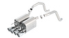 Axle-Back Exhaust System 2005-2008 Corvette C6 6.0/6.2L - image 1