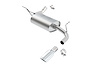 Rear Section Exhaust System 2012-2018 Jeep Wrangler 3.6L - image 1