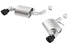 Axle-Back Exhaust System With ATAK Mufflers for 2016-2019 Camaro SS 6.2L - image 1