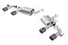 11925CF ATAK Axle-Back Exhaust System for 2016–2024 Chevrolet Camaro SS, 2020–2024 Camaro LT1 6.2L V8 - image 1