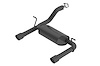 Axle-Back Exhaust System With Touring Muffler for 2018 Jeep Wrangler JL/JLU 3.6L V6 - Black Tips - image 1
