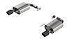 11983CFBA S-Type Axle-Back Exhaust System Fits Select Ford Mustang GT 5.0L V8 without Active Exhaust