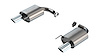 11986 S-Type Axle-Back Exhaust System Fits Select Ford Mustang 2.3L EcoBoost without Active Exhaust - image 1