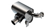 12677CB S-Type Axle-Back Exhaust System for 2017–2023 Can-Am Maverick X3 900cc 3 Cyl. Turbo