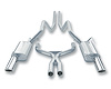 Cat-Back System Incl. Connecting Pipes/Mufflers/Tips/Mounting Hardware/X-Pipe - image 1