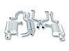 Cat-Back System Incl. Connecting Pipes/Mufflers/Tips/Mnting Hardware/4.25 in. x 3.5 in. Oval - image 1