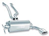Cat-Back System Incl. Connecting Pipes/Mufflers/Tips/Mounting Hardware/6.69 in. x 3 in. Rectangle - image 1