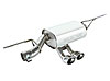 Cat-Back System Incl. Connecting Pipes/Mufflers/Tips/Mounting Hardware/3.5 in. x 2.75 in. Oval - image 1