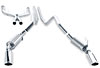Cat-Back System Incl. Connecting Pipes/XR-1 Mufflers/Tips/Mounting Hardware/4 in. Round - image 1