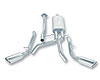 Cat-Back System Incl. Connecting Pipes/Mufflers/Tips/Mounting Hardware/4 in. Round - image 1