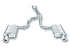 Cat-Back System Incl. Connecting Pipes/Mufflers/Tips/Mounting Hardware/4.25 in. x 3.5 in. Oval - image 1