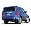 Cat-Back System Incl. Connecting Pipes/Mufflers/Tips/Mounting Hardware/6.65 in. x 3.31 in. Rectangle - image 1
