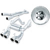 Multicore Cat-Back System Incl. Connecting Pipes/Mufflers/Tips/Mounting Hardware/4.25 in. Round - image 1