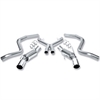 Cat-Back Exhaust System With Touring Mufflers for 2005-2009 Ford Mustang GT 4.6L V8 / Ford Mustang Shelby GT500 5.4L SC V8 - image 1