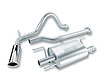 Cat-Back System Incl. Connecting Pipes/Mufflers/Tips/Mounting Hardware/4 in. Round - image 1