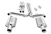 Cat-Back System Dual Incl. Muffler/Connecting Pipe/Hardware/Tips Split Rear Exit - image 1