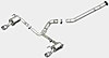 2010 for Subaru Imprezza WRX Sedan 2.5L Turbo Split Rear Exit - image 1