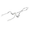 Touring; Cat-Back System; Header-Back; Single; Incl. 3.31x 6.69x3.75 in. Round Muffler/Connecting Pi - image 1